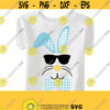 Easter SVG Plaid Bunny SVG Boy Bunny SVG Easter Clipart Bunny Clipart Digital Cut Files Svg Ai Pdf Epd Dxf Png Jpeg