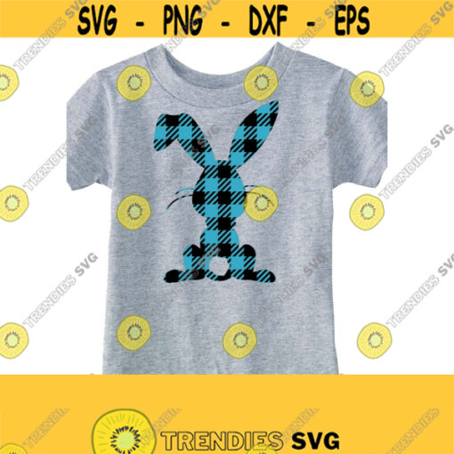 Easter SVG Plaid Bunny SVG Bunny SVG Easter Rabbit Svg Bunny Clipart Digital Cut Files Svg Ai Dxf Eps Pdf Png Jpeg Design 1076