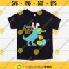 Easter Saurus svg Easter Dinosaur svg T Rex svg Dinosaur Bunny svg T Rex Bunny svg Funny Easter svg dxf Cut FIle Cricut Silhouette Design 472.jpg