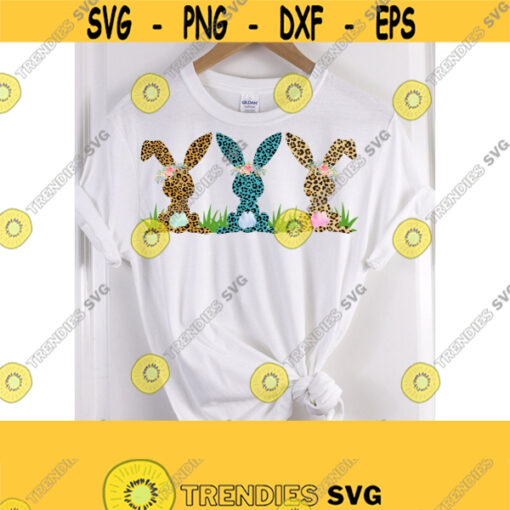 Easter Sublimation Bunny Clipart Easter PNG Design Easter Print File Leopard Print Bunny Easter Sublimation Clipart Design 775