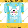 Easter Svg Cute Bunny Face SVG Bunny SVG Girl Bunny SVG Bunny Clipart Digital Clip Art Svg Dxf Ai Eps Pdf Png Jpeg
