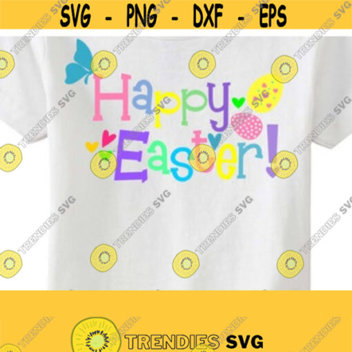 Easter Svg Happy Easter Svg Easter Clipart Easter T Shirt Svg Digital Cut Files Svg Dxf Ai Eps Pdf Png Jpeg Instant Download