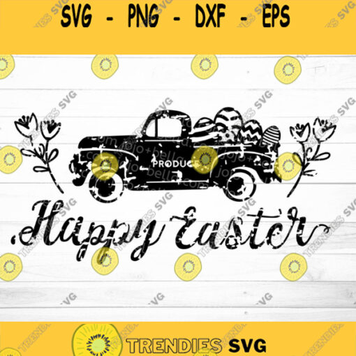 Easter Svg Happy Easter Svg Easter Truck Svg Easter egg Svg Grunge Svg Spring Svg Svg filesEaster Bunny SVG Bunny Svg Cricut