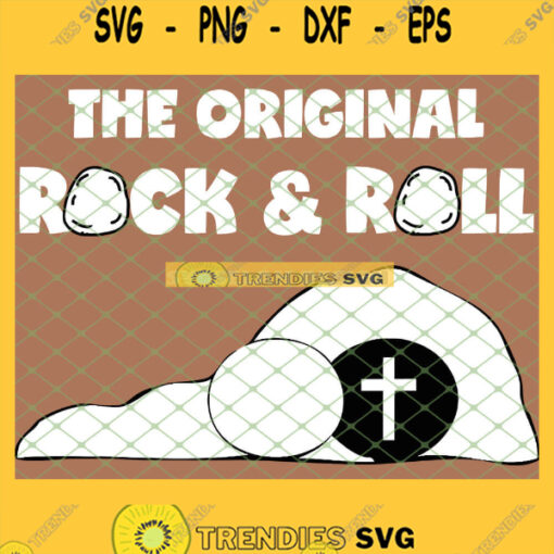 Easter The Original Rock N Roll Jesus SVG PNG DXF EPS 1