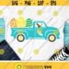 Easter Truck Svg Easter Svg Old Truck with Eggs Svg Dxf Eps Png Boy Easter Truck Svg Vintage Truck Clipart Kids Svg Silhouette Cricut Design 990 .jpg