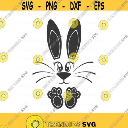 Easter bunny svg bunny svg bunny ears svg easter svg png dxf Cutting files Cricut Cute svg designs print for t shirt Design 216