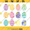 Easter eggs svg easter svg egg svg png dxf Cutting files Cricut Cute svg designs print for t shirt bundle happy easter Design 101