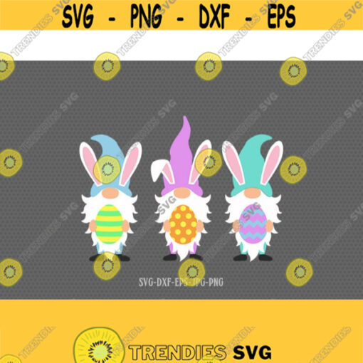 Easter gnomes svg easter gnome svg Easter svg happy easter svg svg files for cricut and silhouette jpg png dxf Design 519