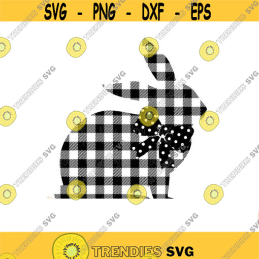 Easter svg Buffalo plaid Easter Bunny Bunny silhouette Easter clipart Easter SVG Files for Cricut rabbit svg SVG Files for Cricut