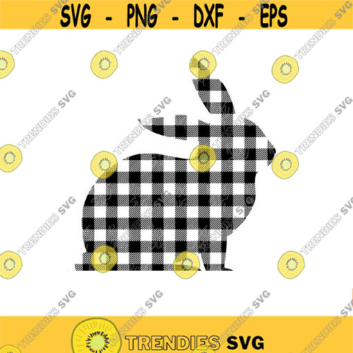 Easter svg Buffalo plaid Easter Bunny plaid Bunny silhouette Easter clipart Easter SVG Files for Cricut rabbit svg
