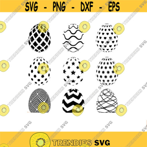 Easter svg Easter Eggs easter svg Easter clipart Easter shape svg Easter PNG Easter SVG files for Cricut