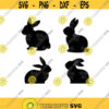 Easter svg easter bunnies svg Bunnies silhouette Easter clipart easter shape svg easter cut file rabbit svg SVG files for Cricut