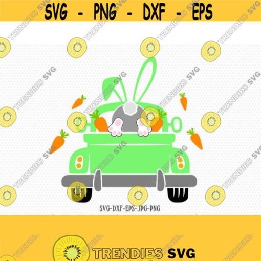 Easter truck Svg Easter rabbit svg Easter Truck svg Easter bunny svg svg files for cricut and silhouette jpg png dxf eps Design 548