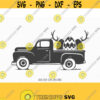 Easter vintage old truck Svg Easter eggs hunting season svg Easter old Truck Easter eggs Easter Cricut svg jpg png dxf Silhouette cameo Design 663