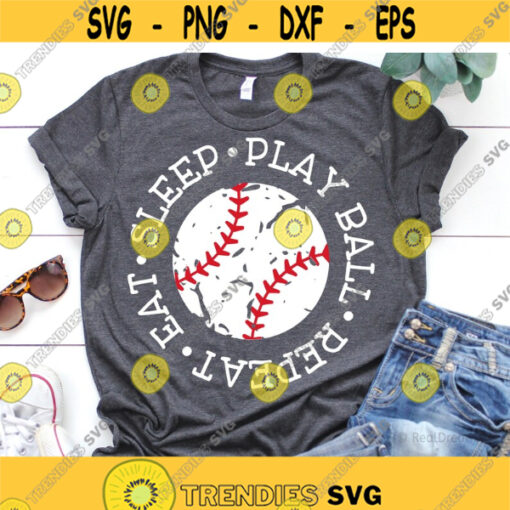 Eat Sleep Play Ball Repeat Svg Funny Baseball Svg Baseball Mom Svg Biggest Fan Baseball Shirt Svg Baseball Svg File for Cricut Png Dxf Design 7110.jpg