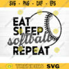 Eat Sleep Softball Repeat Svg File Softball Sign Clipart Softball Quote Softball Saying Phrase Vector Printable Vector Clipart Decal Design 203 copy