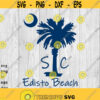 Edisto Beach Palmetto Moon Logo svg png ai eps and dxf files for Auto Decals Printing T shirts CNC Cricut and more Design 189