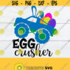 Egg Crusher Monster Truck With Eggs Easter Monster Truck svg Boys Easter Shirt Design Boys Easter svg Cut File svg Printable Image Design 1527