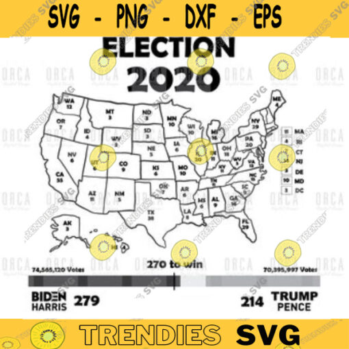 Election 2020 Race to 270 Election Party Game2020 Electoral College Map for Presidential and Senate RacesTrack Results of Biden vs Trump 318