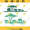 Elephant Africa safari Cuttable Design SVG PNG DXF eps Designs Cameo File Silhouette Design 14