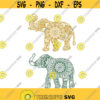 Elephant Mandalay Animal yoga Cuttable Design SVG PNG DXF eps Designs Cameo File Silhouette Design 702
