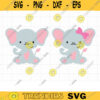 Elephant SVG Boy and Girl Elephant with Bow Svg Brother Sister Siblings Cute Baby Elephant Svg Dxf Png Cut Files for Cricut and Silhouette copy