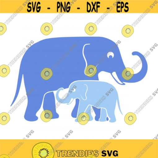 Elephant svg baby elephant svg mom svg png dxf Cutting files Cricut Cute svg designs print for t shirt Design 671