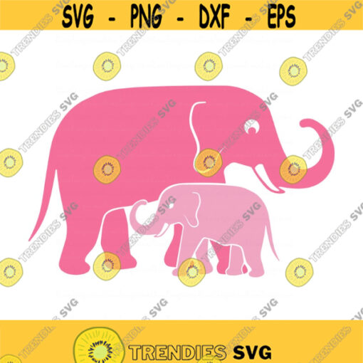 Elephant svg baby elephant svg mothers day svg mom svg baby svg png dxf Cutting files Cricut Cute svg designs print for t shirt Design 213
