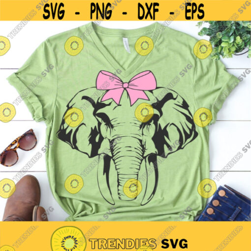 Elephant svg elephant clipart elephant head svg safari svg zoo svg safari animal svg iron on clipart print SVG DXF eps png pdf Design 516