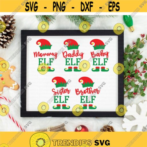Elf Family svg Elf svg Christmas svg Family svg Merry Christmas svg dxf png Cut File Elf Shirt Christmas Shirt Cricut Silhouette Design 1106.jpg