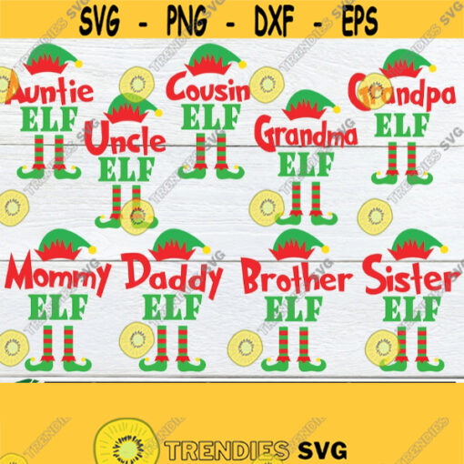 Elf Family. Matching Christmas family. Matching family Christmas. Matching elf family. Family ChristmasChristmas svg. Family Christmas svg. Design 1435