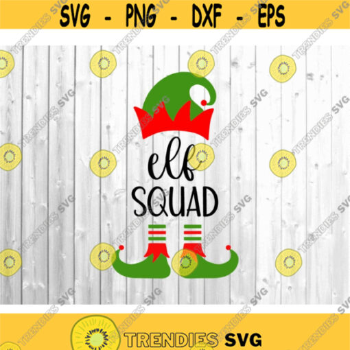 Elf Squad Svg Christmas Svg Office Squad Svg Kids Christmas Svg Elf Hat Svg Reindeer Svg Christmas Shirt Svg File for Cricut Png