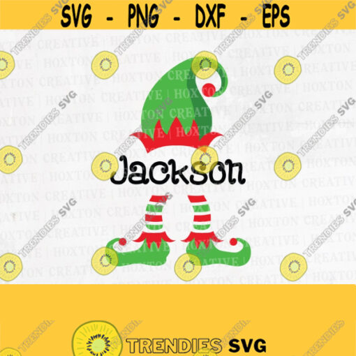 Elf Svg File Christmas Svg Elf Monogram Svg Xhristmas Svg Elf Clipart Santa Svg Elf Christmas Svg Hat FeetDesign 359