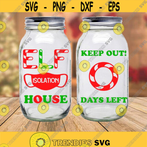 Elf isolation house SVG Elf isolation station Elf Quarantine SVG