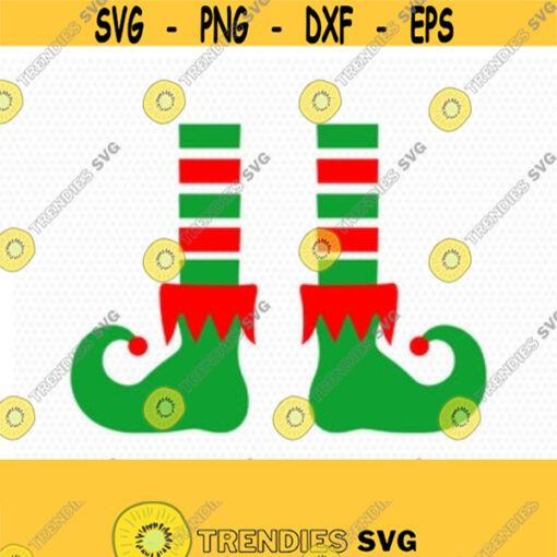 Elf leg Monogram frame Svg Elf Svg Christmas Svg Christmas elf Svg Elf Legs Svg Elf Cap svg CriCut Files svg jpg png dxf Silhouette Design 215
