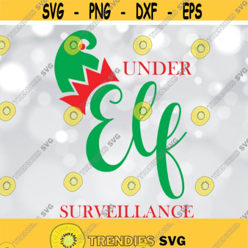 Elf surveillance SVG Elf cam dxf Xmas Cut file Elf Clipart Christmas SVG Christmas Cut File Cricut Silhouette Christmas designs Design 1097