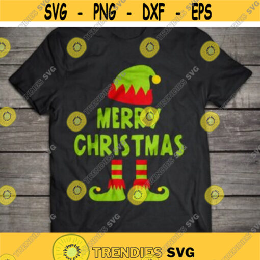 Elf svg Christmas svg Merry Christmas svg dxf Elf Legs svg Elf Hat svg Winter svg Print Clipart Cut file Cricut Silhouette Craft Design 31.jpg