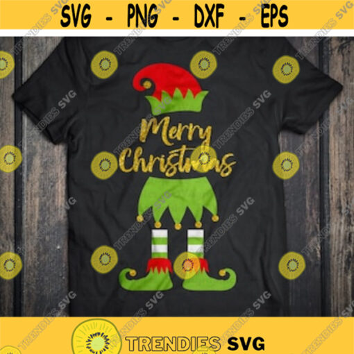 Elf svg Elf girl svg Christmas svg Merry Christmas svg dxf svg Elf Legs svg Elf Hat svg Shirt Cut file Clipart Cricut Silhouette Design 185.jpg