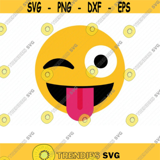 Emoji SVG. Face Stuck out tongue Emoji Svg. Emoji Svg. Emoji Cutting file. Emoji Cute Svg. Emoji Jokes Svg. Emoji Clipart. Emoji Print. Png.