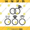 Engagement rings svg ring svg wedding svg getting married svg png dxf Cutting files Cricut Funny Cute svg designs print for t shirt Design 510