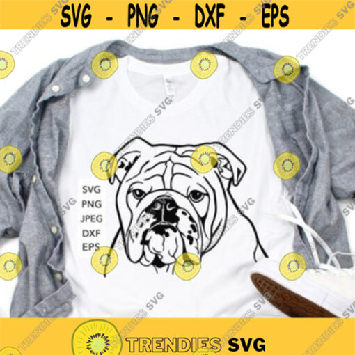 English Bulldog Puppy SVG png cutting files for Cricut and Silhouette.jpg