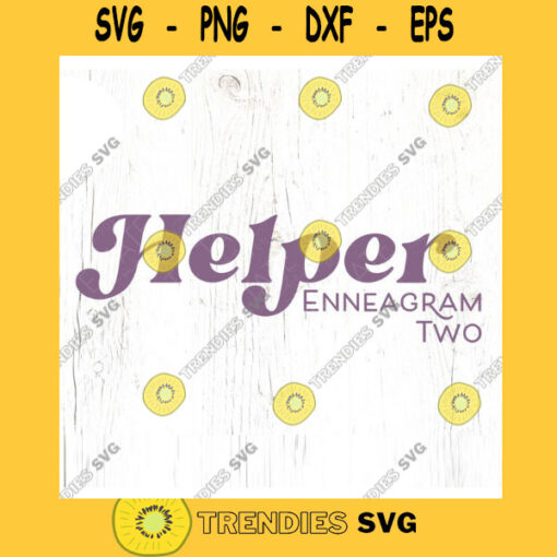 Enneagram Type 2 SVG cut file Retro Enneagram svg for shirt Helper svg Giver svg Christian svg Commercial Use Digital File