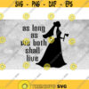 Entertainment Clipart Black Constance Hatchaway Haunted Mansion Bride Axe and As Long as We Both Shall Live Digital Download SVGPNG Design 805