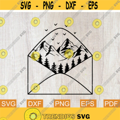 Envelope Svg Mountain Scene Svg Camping Svg Hiking Svg Adventure Svg Mountain Svg Wild Svg Nature Svg Cute Svg Svg files for Cricut Design 71.jpg