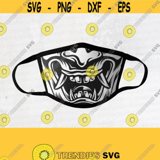 Evil Face Mask svg Skull Mask Skeleton mask Funny face mask Design Cricut File Digital DownloadDesign 698