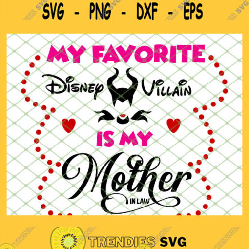 Evil Queen My Favorite Disney Villain Is My Mother SVG PNG DXF EPS 1