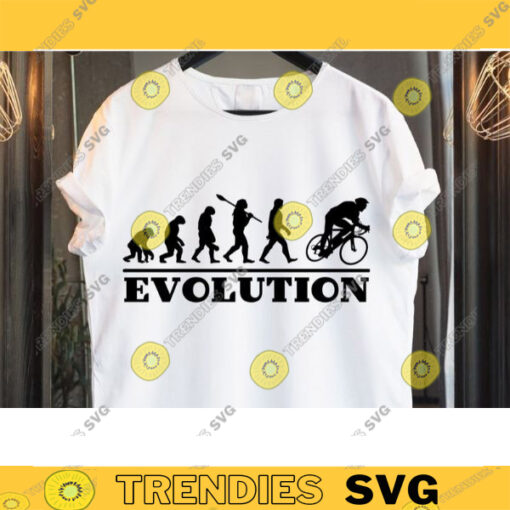 Evolution funny Bike SVG Bicycle Evolution svg Outdoor Activity Svg Man Evolution Vector SVG Files For Cricut 508 copy