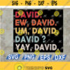 Ew David Funny Vintage Retro Distressed Women Gift Svg Eps Png Dxf Digital Download Design 46