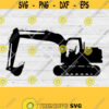 Excavator SVG Heavy Equipment Svg Excavator Clipart Excavator Files for Cricut Excavator Cut Files For Silhouette Dxf Png Eps Vector