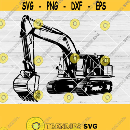 Excavator SVG Heavy Equipment Svg Excavator Clipart Pipeliner Svg Excavator Files for Cricut Excavator Cut Files For Silhouette